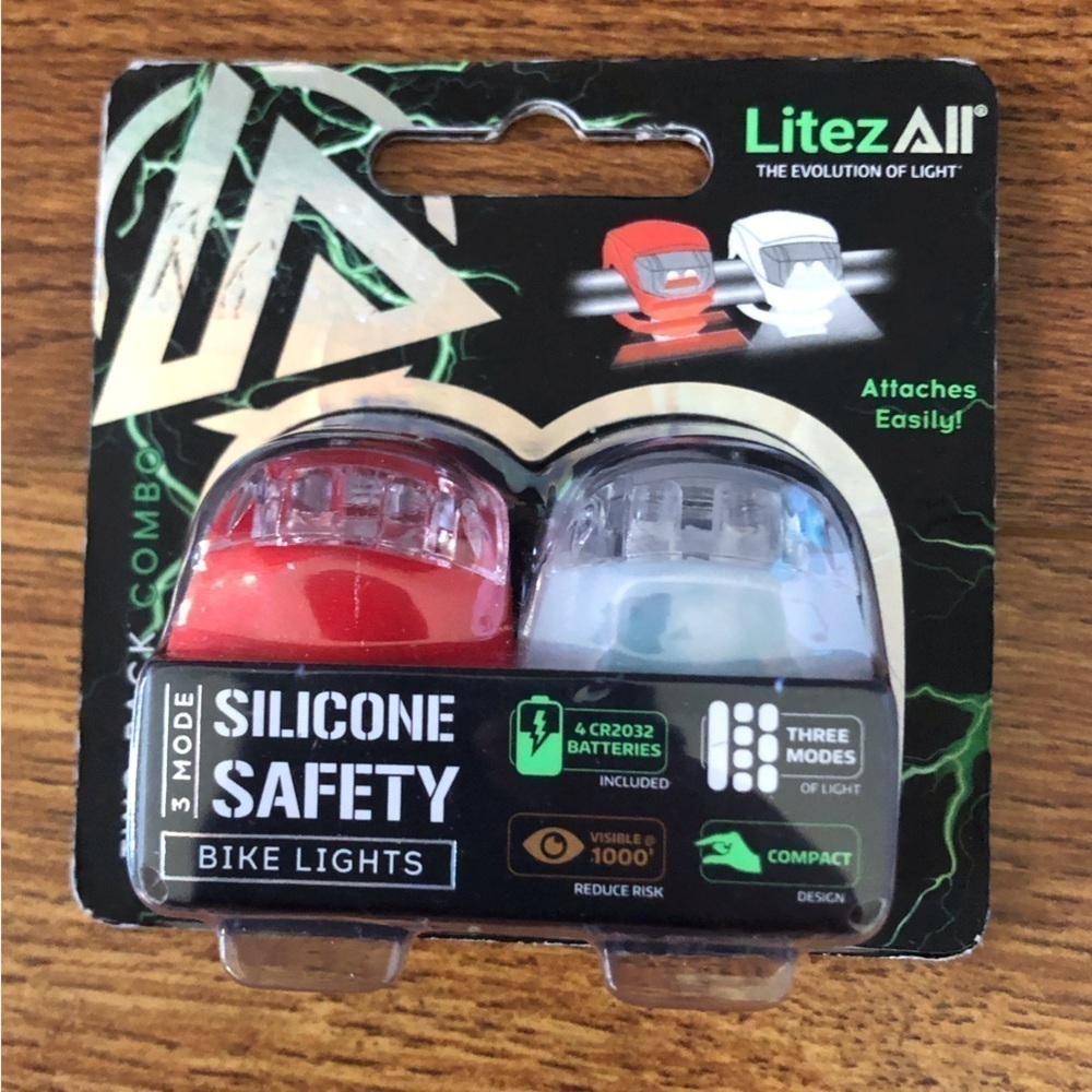 Silicone Safety bike lights set